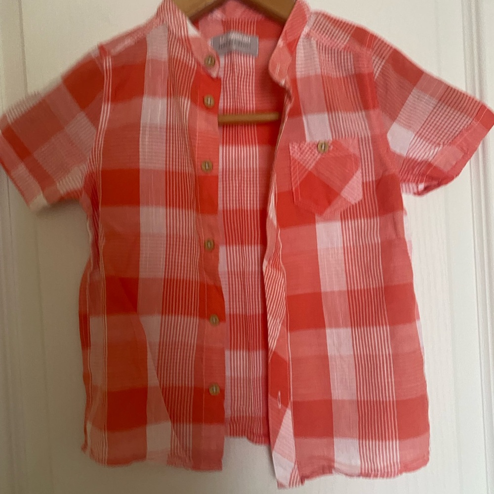 Vibrant Checkered Kids Button Down Shirt